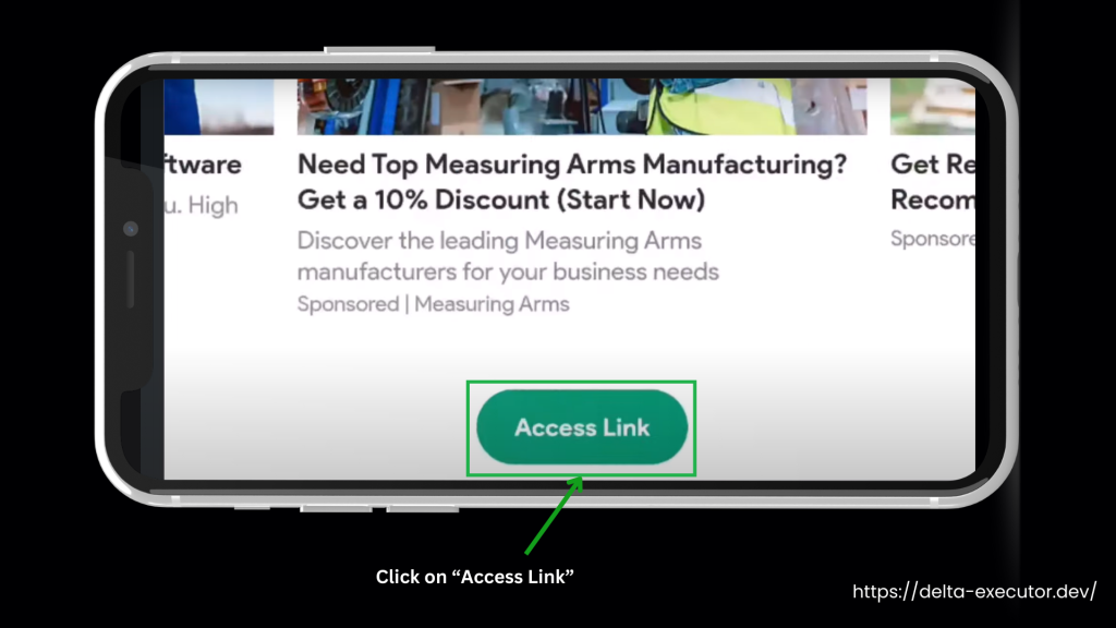 click on access link