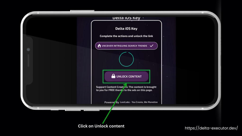 click on unlock content
