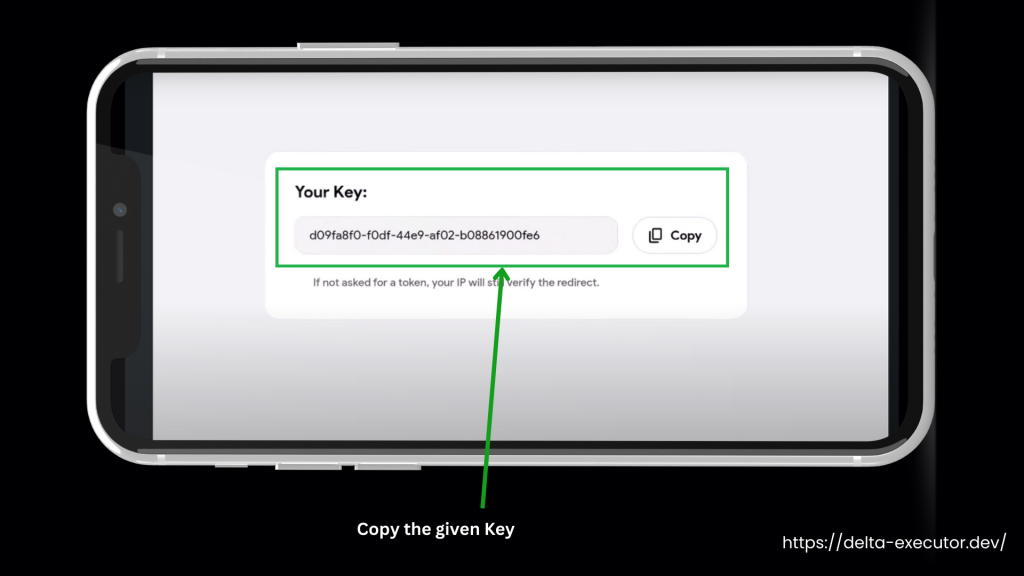 copy the key